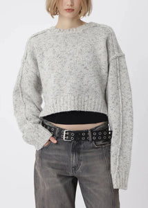 BELA KNIT SWEATER |  WHITE COMB WON HUNDRED