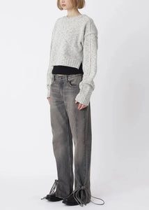 BELA KNIT SWEATER |  WHITE COMB WON HUNDRED