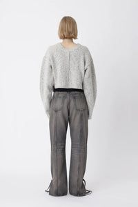 BELA KNIT SWEATER |  WHITE COMB WON HUNDRED