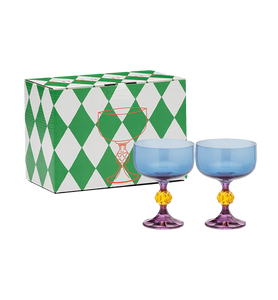 A+N COCKTAIL GLASS SET OF 2 | BLISS ANNA + NINA