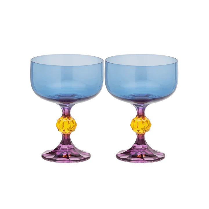 A+N COCKTAIL GLASS SET OF 2 | BLISS ANNA + NINA