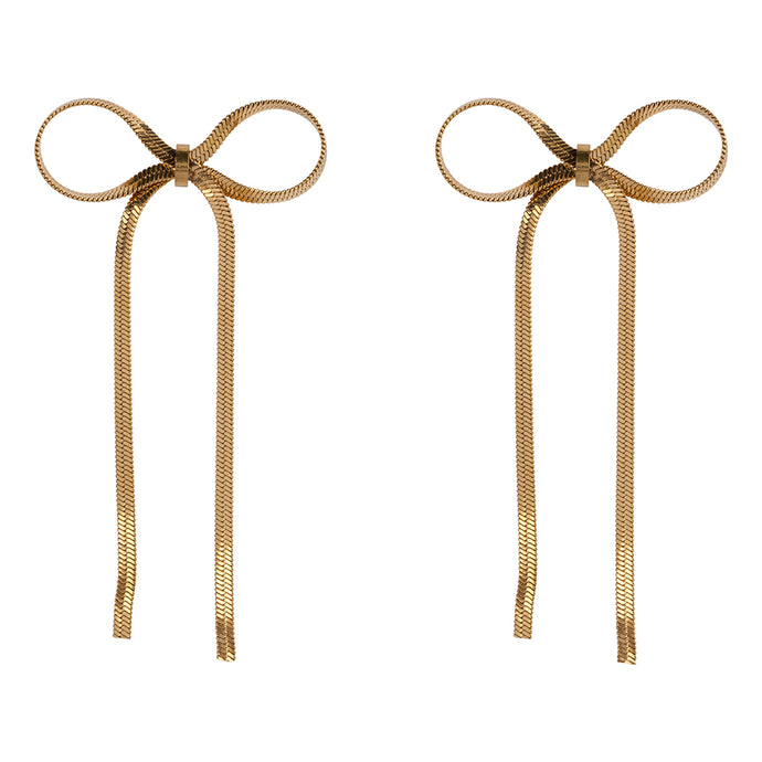 BOW TIE EARRINGS | GOLD CLUB MANHATTAN