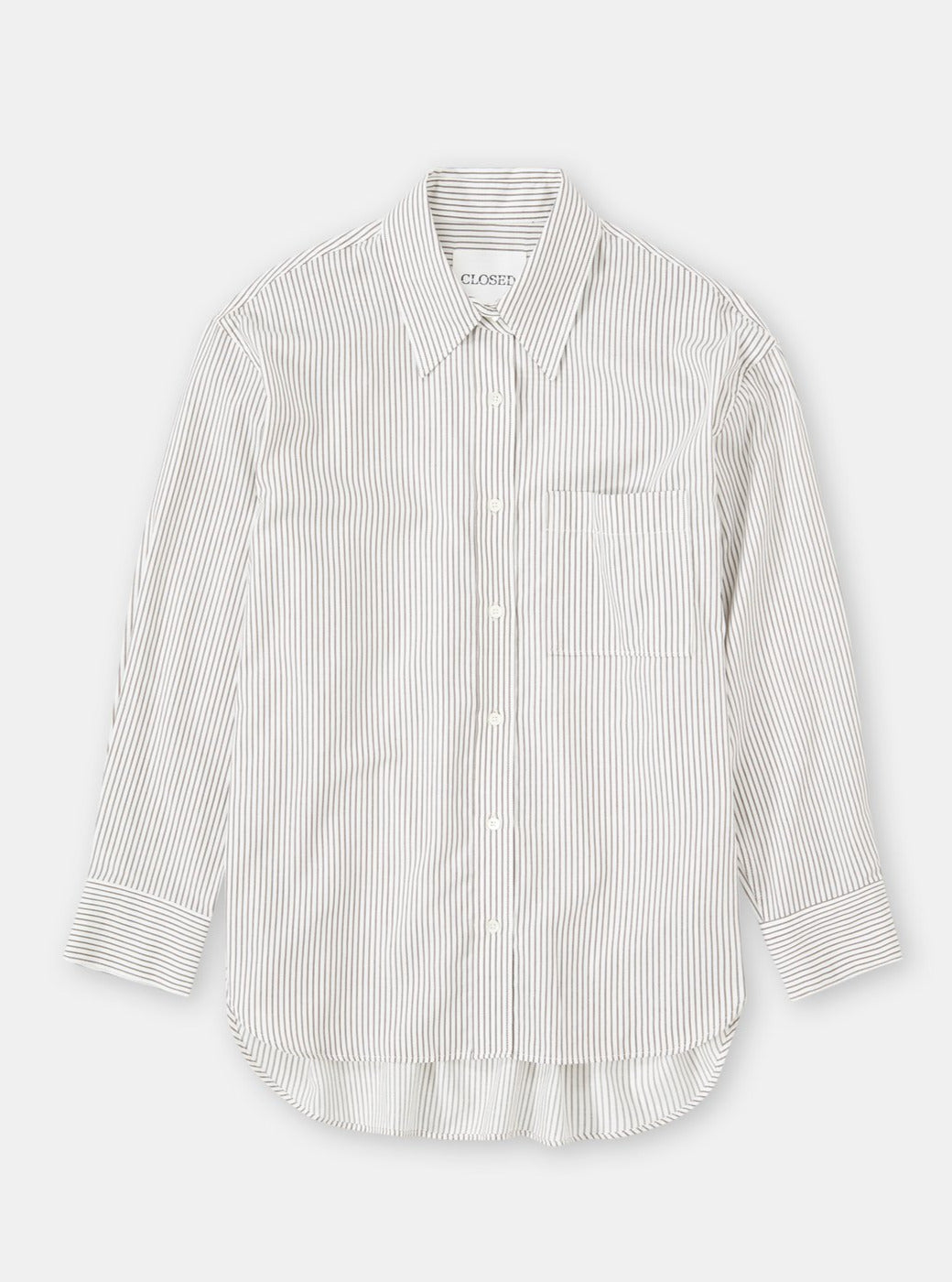 SHIRT WITH POCKET | IVORY CLOSED