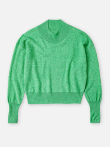 FINE KNIT WITH LOOPS | GREEN KICK CLOSED