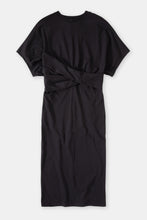 Charger l&#39;image dans la galerie, JERSEY WRAP DRESS | BLACK CLOSED