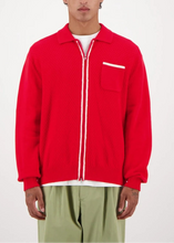 Load image into Gallery viewer, PLUME ZIP KNIT | RED CASTART