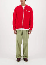 Load image into Gallery viewer, PLUME ZIP KNIT | RED CASTART