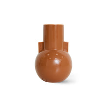 Load image into Gallery viewer, CERAMIC VASE | CARAMEL (S) HK LIVING