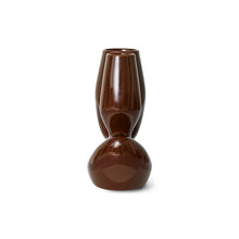 Charger l&#39;image dans la galerie, CERAMIC VASE ORGANIC | ESPRESSO (L) HK LIVING