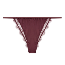 Load image into Gallery viewer, CHARLOTTE BRIEF | BURGUNDY LOVE STORIES INTIMATES