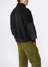 Load image into Gallery viewer, POLAR TEDDY HALF-ZIP TOP | BLACK CHAMPION