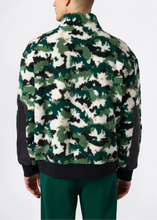 Load image into Gallery viewer, POLAR TEDDY HALF-ZIP PRINTED TOP | DARK GREEN CHAMPION