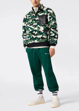 Load image into Gallery viewer, POLAR TEDDY HALF-ZIP PRINTED TOP | DARK GREEN CHAMPION
