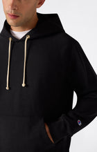Load image into Gallery viewer, HOODED SWEATSHIRT | BLACK