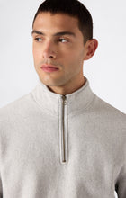 Load image into Gallery viewer, HALF ZIP SWEATSHIRT | GREY