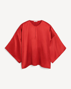 CICIE TOP | DARK CHILLI BY MALENE BIRGER