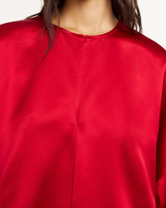 CICIE TOP | DARK CHILLI BY MALENE BIRGER