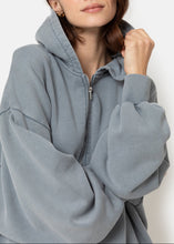 Load image into Gallery viewer, COOPER OVERSIZED HOODIE WITH ZIP | VINTAGE GREY