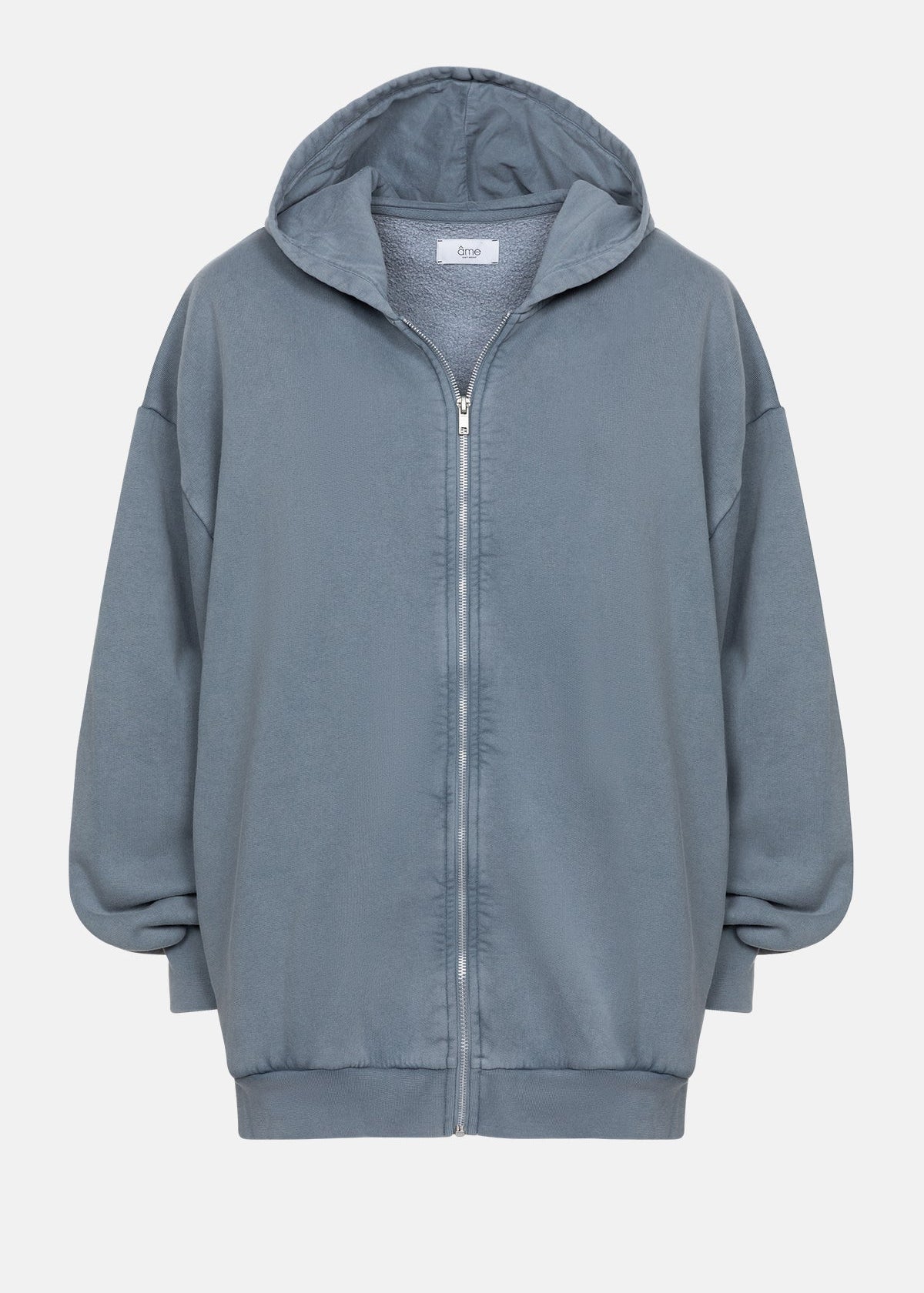 COOPER OVERSIZED HOODIE WITH ZIP | VINTAGE GREY