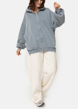 Load image into Gallery viewer, COOPER OVERSIZED HOODIE WITH ZIP | VINTAGE GREY