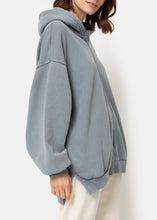 Load image into Gallery viewer, COOPER OVERSIZED HOODIE WITH ZIP | VINTAGE GREY