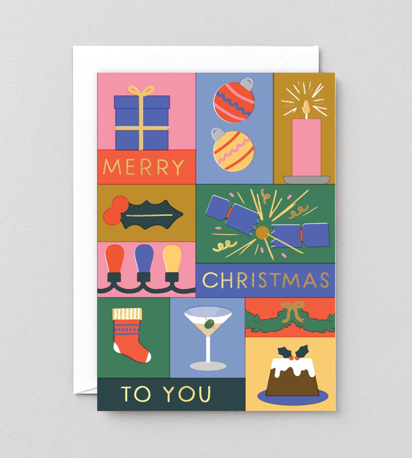 MERRY CHRISTMAS TO YOU  CARD WRAP