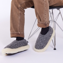 Charger l&#39;image dans la galerie, NORDIC SLIPPER V2 | IRON GREY/NATURAL RUE DE WOOL