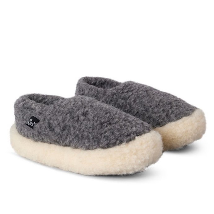NORDIC SLIPPER V2 | IRON GREY/NATURAL RUE DE WOOL
