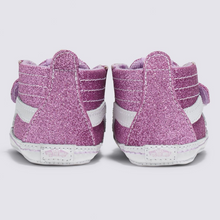 Load image into Gallery viewer, VANS SK8-HI CRIB | GLITTER LILAC