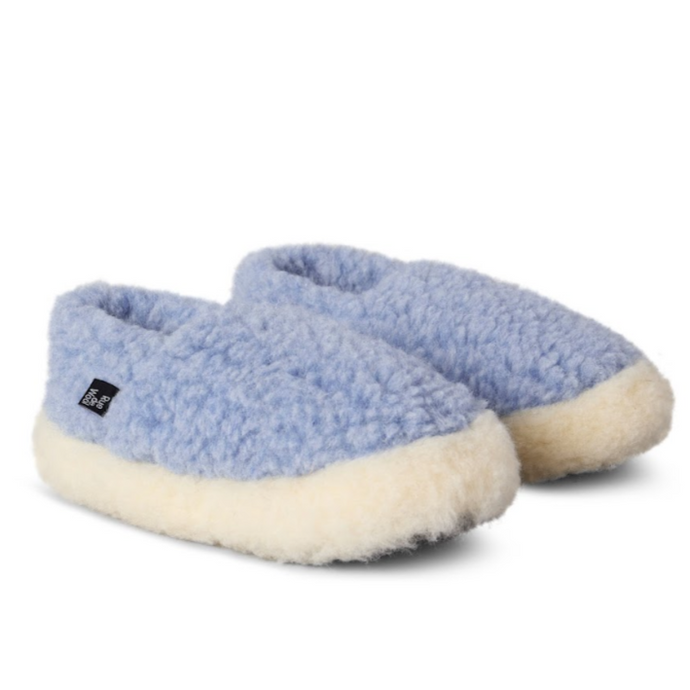 NORDIC SLIPPER V2 | SKY BLUE/NATURAL RUE DE WOOL