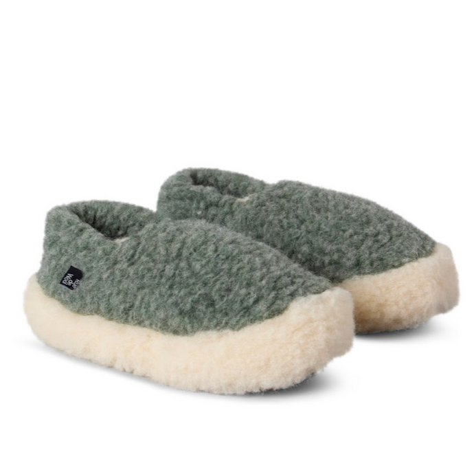 NORDIC SLIPPER V2 | SEA GREEN/NATURAL RUE DE WOOL