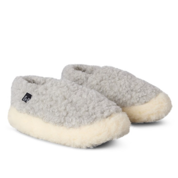 NORDIC SLIPPER V2 | FOGGY GREY/NATURAL RUE DE WOOL
