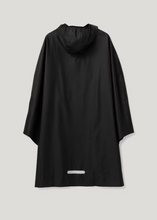 Load image into Gallery viewer, PU LIGHT RAINPONCHO | JET BLACK TRETORN