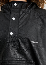 Load image into Gallery viewer, PU LIGHT RAINPONCHO | JET BLACK TRETORN