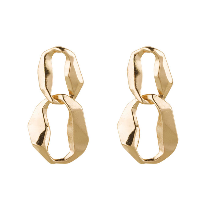 CHAIN LINKED EARRINGS | GOLD CLUB MANHATTAN