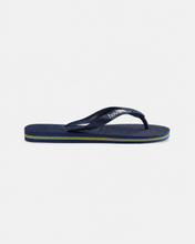 Load image into Gallery viewer, HAVAIANAS BRASIL LOGO | NAVY BLUE HAVAIANAS