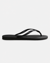 Load image into Gallery viewer, HAVAINAS SLIM | BLACK HAVAIANAS