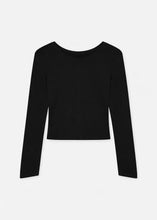 Load image into Gallery viewer, IRINE LS TOP | BLACK WON HUNDRED