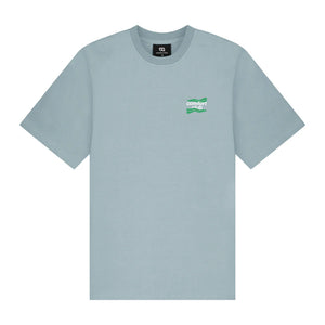 ALGEA TEE | AZURE BLUE