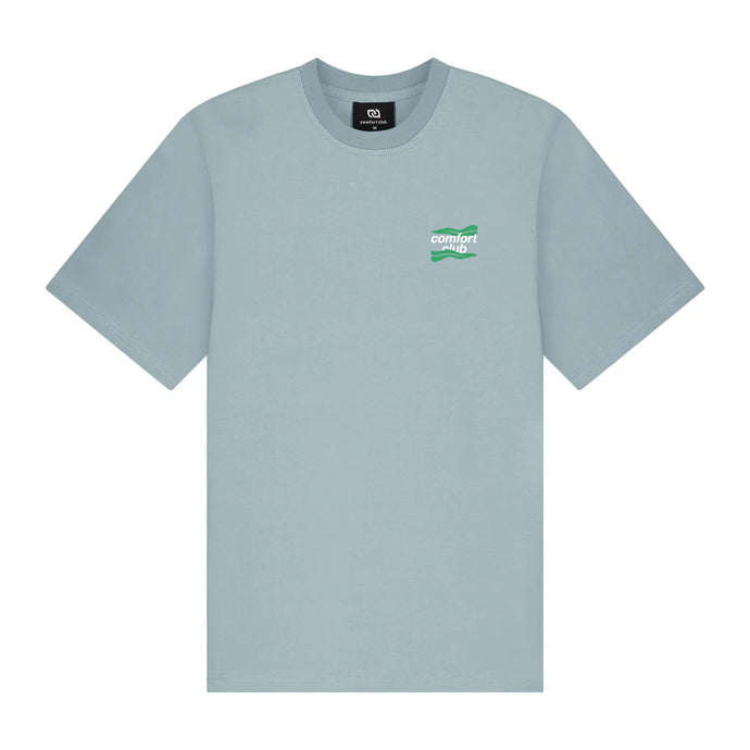 ALGEA TEE | AZURE BLUE