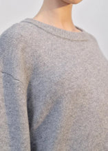 Charger l&#39;image dans la galerie, DOOFA KNIT ROUNDNECK | LIGHT GREY HERSKIND