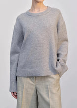 Charger l&#39;image dans la galerie, DOOFA KNIT ROUNDNECK | LIGHT GREY HERSKIND