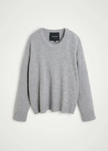 Charger l&#39;image dans la galerie, DOOFA KNIT ROUNDNECK | LIGHT GREY HERSKIND