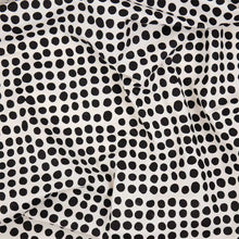 Charger l&#39;image dans la galerie, DOTS TABLECLOTH  140 X 250 CM | WHITE/BLACK AFROART