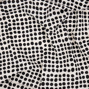 DOTS TABLECLOTH  140 X 250 CM | WHITE/BLACK AFROART