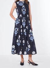 Charger l&#39;image dans la galerie, TRIPLE GATHERED DRESS | BLUE EMIN &amp; PAUL