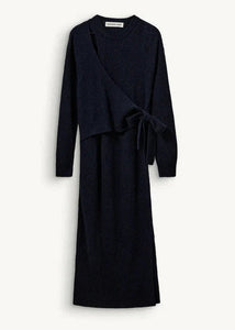 CARMEN TIE DRESS | MIDNIGHT BLUE DESIGNERS REMIX