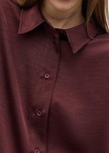 EMELE-M SHIRT | BURGUNDY MBYM