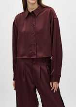 Charger l&#39;image dans la galerie, EMELE-M SHIRT | BURGUNDY MBYM