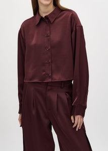 EMELE-M SHIRT | BURGUNDY MBYM